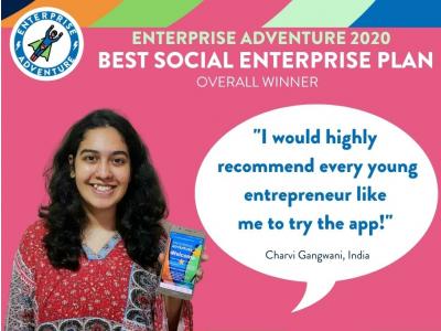 Charvi Gangwani is our Enterprise Adventure overall winner